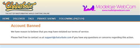 chaturbate.com|Will I lose all my money because chaturbate banned me